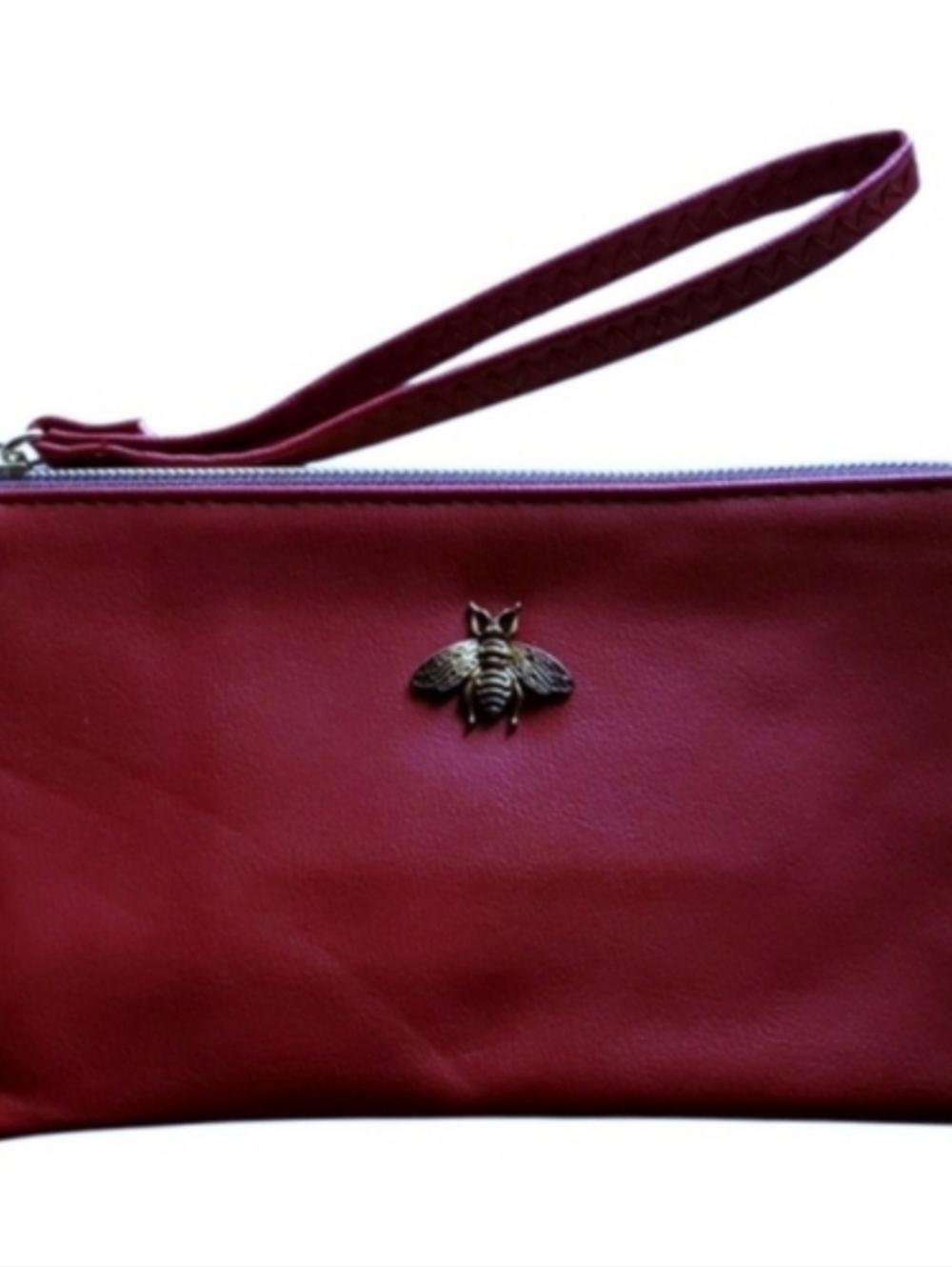 Wine Red Bumble Bee Wristlet/Clutch - Picture 6 of 6
